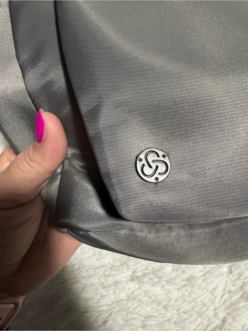Sweaty Betty Gray Roll Top Backpack NWT